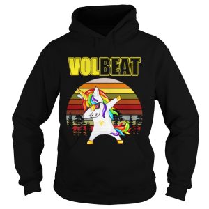 Unicorn dabbing Volbeat retro shirt 1
