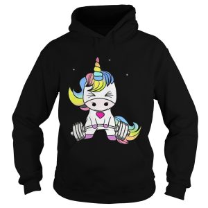 Unicorn weight lifting the struggle is real shirt 2