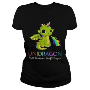 Unidragon half unicorn half unicorn LGBT shirt 1
