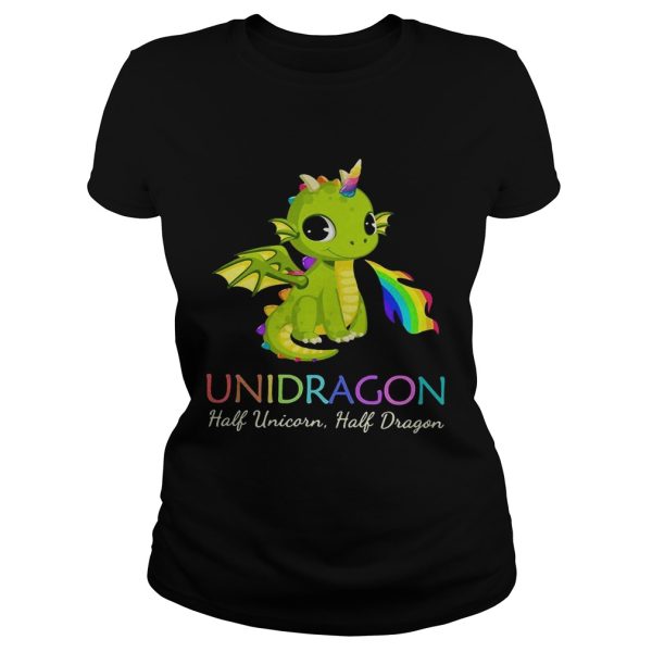 Unidragon half unicorn half unicorn LGBT shirt