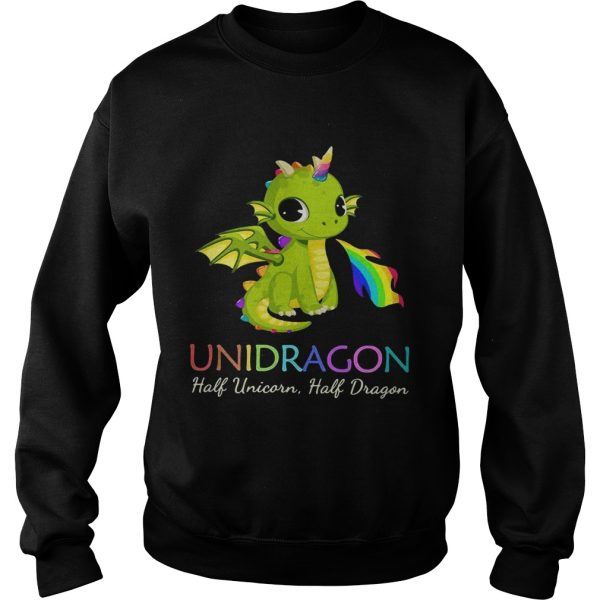 Unidragon half unicorn half unicorn LGBT shirt