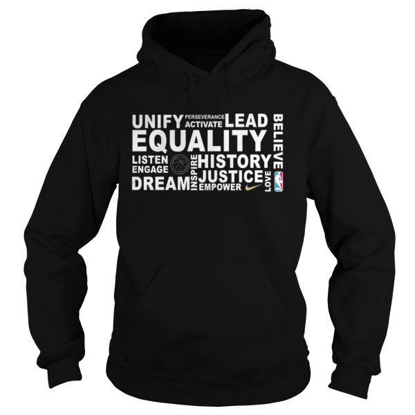 Unify perseverance activate lead believe equality listen shirt