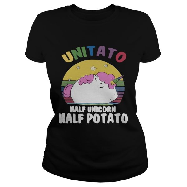 Unitato half unicorn half potato shirt