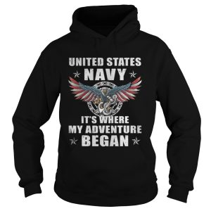 United States NavyIts Where My Adventure Began Shirt 1