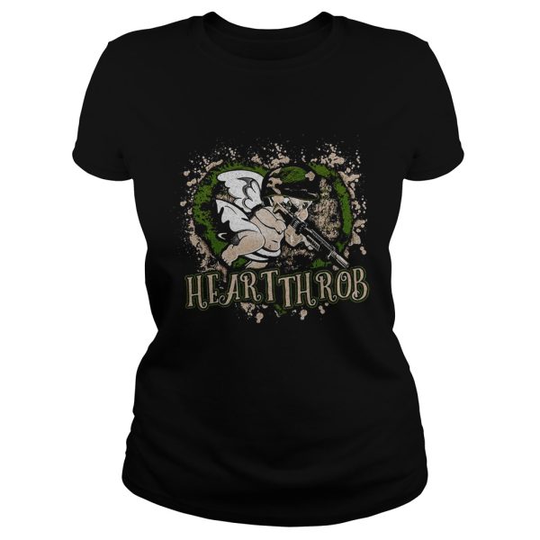 Valentine’s Day military Cupid heartthrob shirt