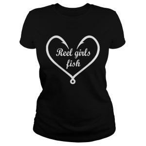 Valentine reel girls fish heart shirt 1