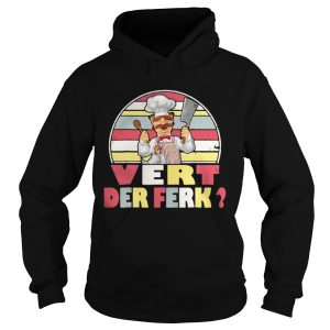 Vert Der Ferk Chef Knife retro sunset shirt 1