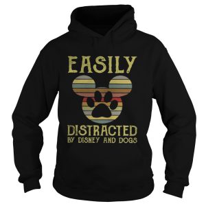 Vintage Easily distracted by Disney and dogs shirt 1