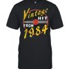 Vintage Hit From 1984 Vinyl – Born In 1984 Vintage Birthday T-Shirt