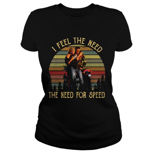 Vintage I Feel The Need The Need For Speed Top Gun Shirt