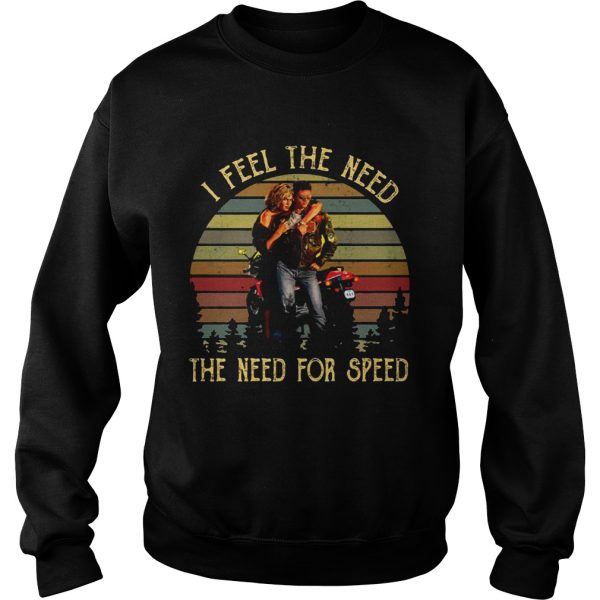 Vintage I Feel The Need The Need For Speed Top Gun Shirt