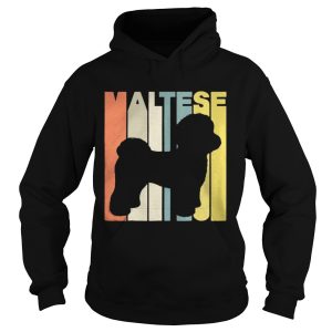 Vintage Retro Maltese Silhouette shirt 1