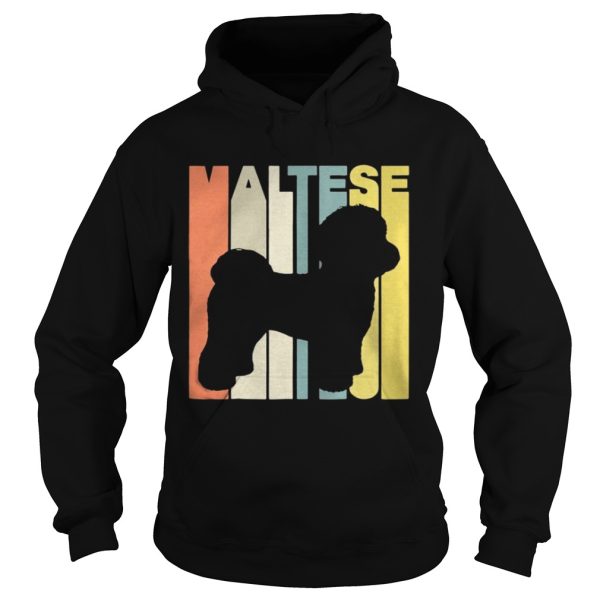 Vintage Retro Maltese Silhouette shirt