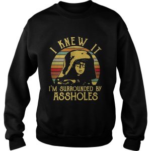Vintage Spaceballs Dark Helmet I knew it Im surrounded by assholes shirt 3