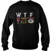 WTF thanksgiving wine turkey football Green Bay Packers sweater