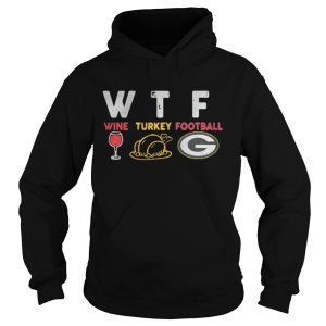 WTF thanksgiving wine turkey football Green Bay Packers sweater 2