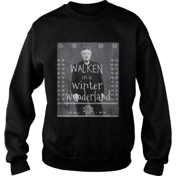 Walken in a winter wonderland shirt