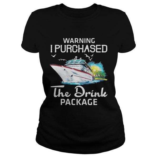 Warning I purchased the drink package shirt