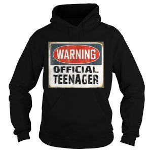 Warning Official Teenager T Shirt 1