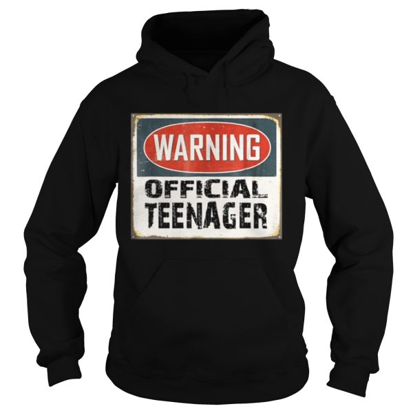 Warning Official Teenager T Shirt