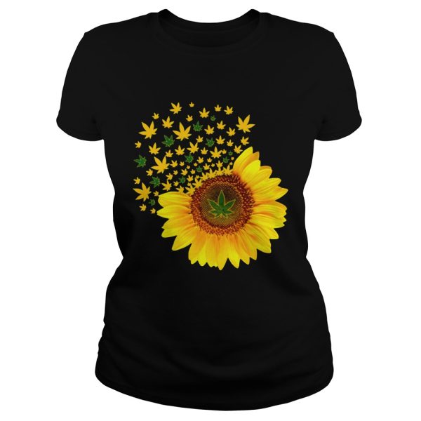 Weed sunflower shirt