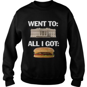 Went to White House all I got hamburger shirt 3