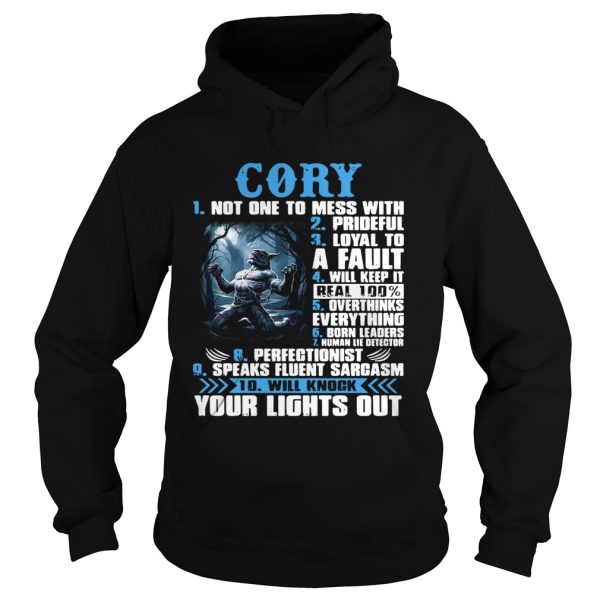 Werewolf Cory 1 Not one to mess with 2 Prideful 3 Loyal to a fault shirt