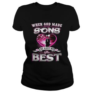 When God made sons he gave me the best shirt 2