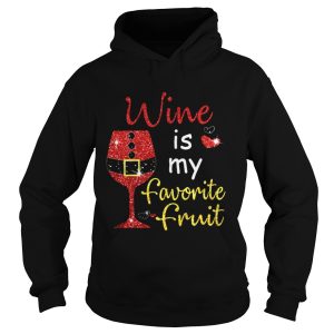 Wine Is My Favorite Fruit Christmas Shirt 1