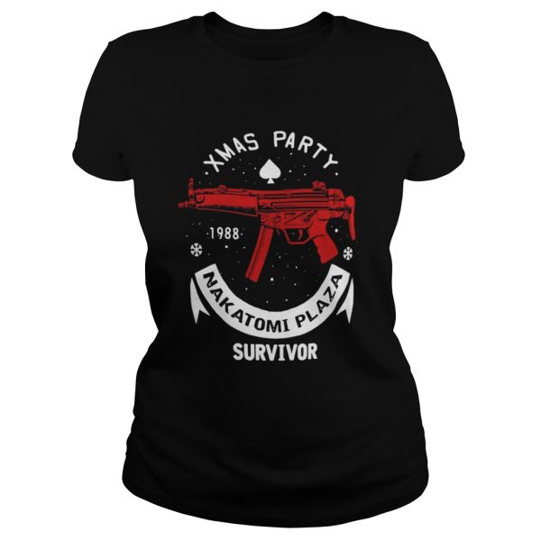 Xmas party 1988 nakatomi plaza survivor guns shirt