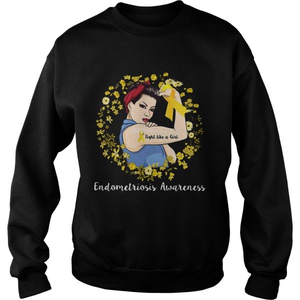 Yellow Endometriosis Awareness Women Shirt