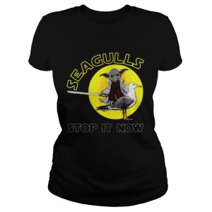 Yoda Seagulls Stop It Now tshirt 2