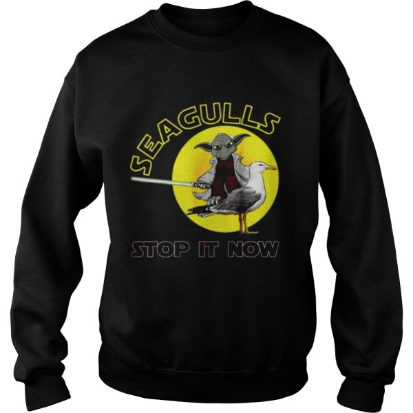 Yoda Seagulls Stop It Now tshirt