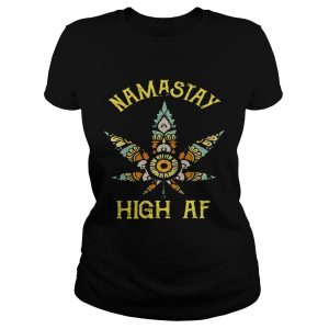 Yoga weed Namastay High AF shirt 1