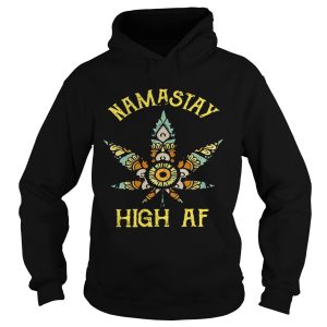 Yoga weed Namastay High AF shirt 2