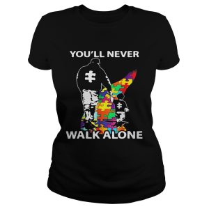 You'll never walk alone autism shirt 1