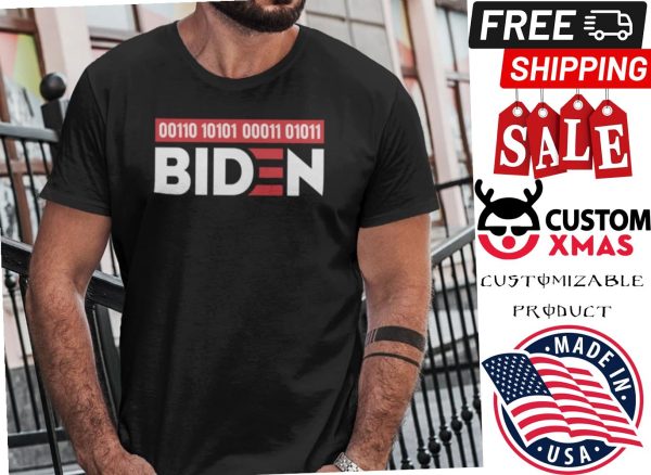 00110 10101 00011 01011 Biden Fuck Biden FJB Shirt Binary Code Shirt