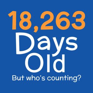 18,263 days old (50yo) - T-shirt 1 18263 days old 50yo T shirt 2