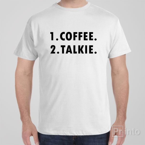 1.Coffee 2.Talkee – T-shirt