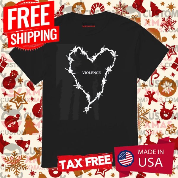 24Hundred Barbed Wire HearShirt Frank Iero Shirt