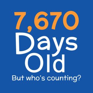 7670 days old 21yo T shirt 2