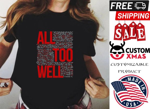 All Too Well T-shirt, Red Version Shirt