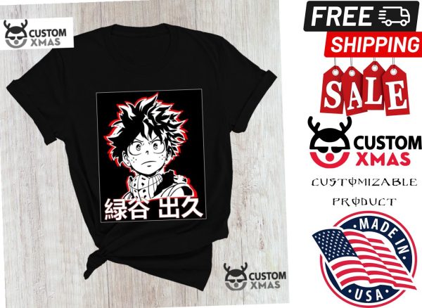 Anime Izuku Midoriya Deku My Hero Academia Shirt