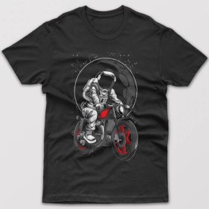 Astronaut Biker T shirt 1