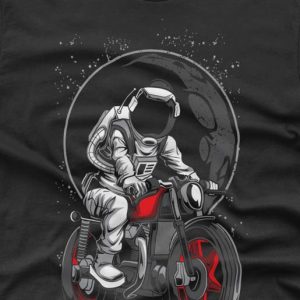 Astronaut Biker T shirt 2