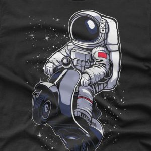 Astronaut Scooter T shirt 2