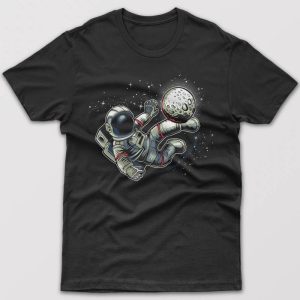 Astronaut Soccer T shirt 1