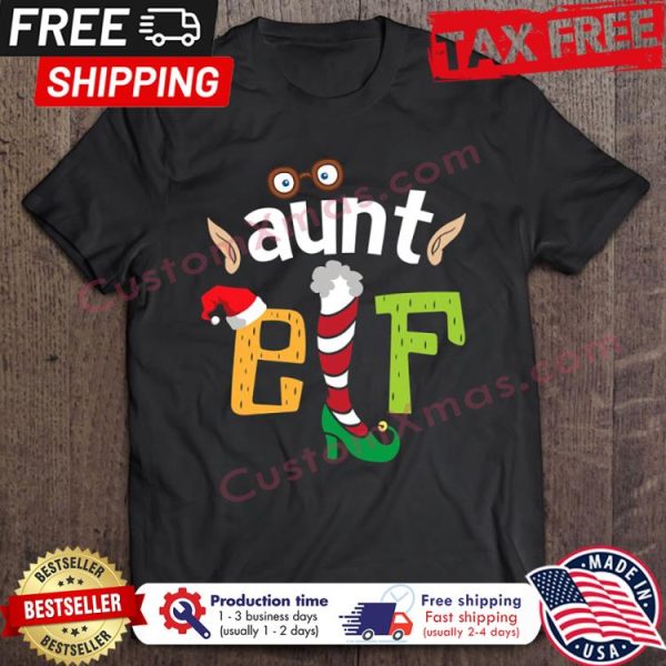 Aunt ELF christmas shirt