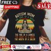 Autism mom the soul of a witch the fire of a lioness the heart of a hippie the mouth of a sailor vintage shirt