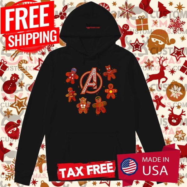 Avengers Christmas Marvel Gingerbread Cookie Shirt